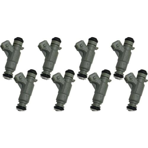 8 Fuel Injectors OEM B osch for 1999-2000 M ercedes-Benz ML320 3.2L V8 0280155744
