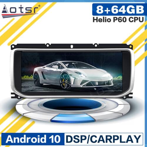 4+64G For Land Rover Range Rover Evoque LRX L538 2011-18 Car Multimedia Radio Player Stereo 2 din Android 9 Audio Navi head unit