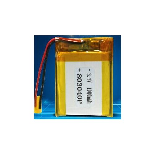 Free shipping 2pcs/lot 3.7v 803040 1000mAh polymer lithium battery li-ion rechargeable battery li-po battery