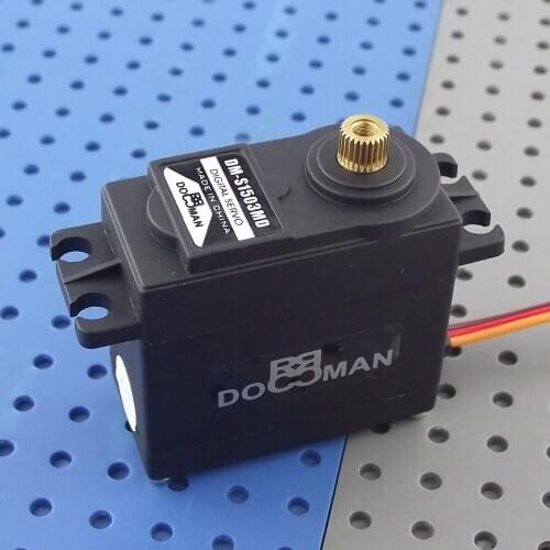 DOMAN DM-S1506MD 56g/0.17s/15.8kg.cm metal gear 360 degree continuous rotation robot used rc 15kg digital servo