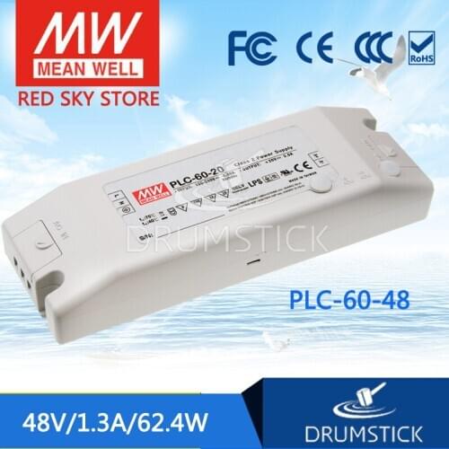 MEAN WELL PLC-60-48 48V 1.3A meanwell PLC-60 48V 62.4W Single Output LED Power Supply