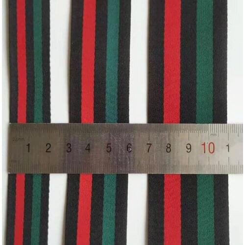HOT 20 yards 10-40mm Black Red Green Ribbon for Crafts Stripes two tone Christmas Gift Webbing DIY Sewing Clothing accessories