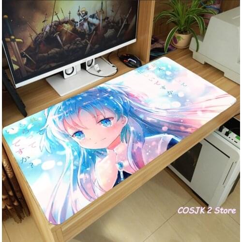 Anime Shuumatsu Nani Shitemasu Ka Chtholly Nota Seniorious Mouse Pad Thicken Laptop Gaming Mice Mat Mat Anti-Slip Playmat Gifts