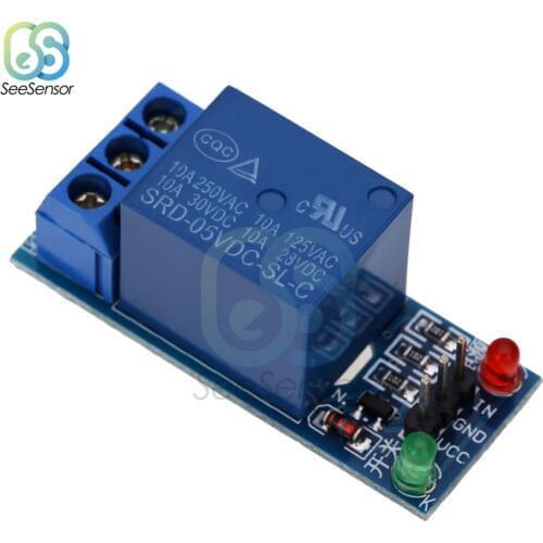 5V 1 One Channel Relay Module Interface Board Shield Low Level Trigger for Household Appliance Control for arduino DIY Kit