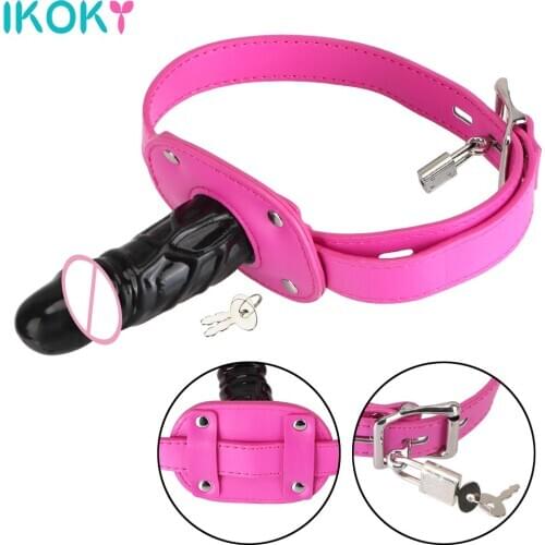 Oral Dildo Penis Gag Adult Games Sex Products Sex Toys Mouth Plug Open Mouth Gag SM Bondage Restraints