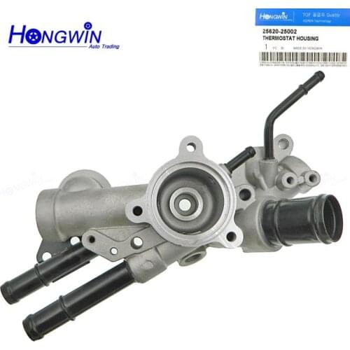 Genuine No. 25620-25002 New Thermostat Housing Fits Hyundai Sonata 05-07 Kia Rondo Optima 07-12 Magentis 05-08 2562025002
