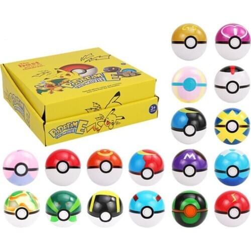 Pokemon Balls Set Action figure Pikachu Pokeball Model Toys Anime Pokemon Monster Poke Balls Figurine