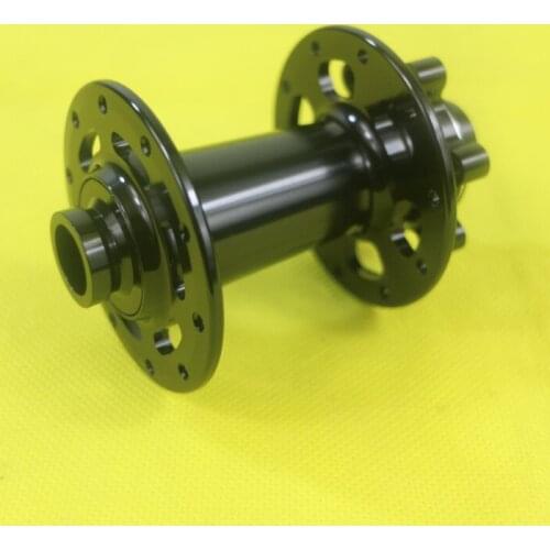 Powerway M71 disc front hub PHB-M71 black 20 holes mountain bike thru axle 15mm x 100mm road disc cyclocross 6 bolt disk brake