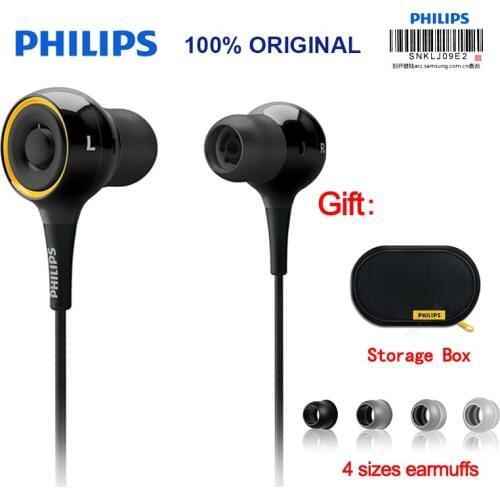 Philips SHE6000 Wired Earphone Sport Headset In-Ear Running Earpads for xiaomiSamsung Official Certification