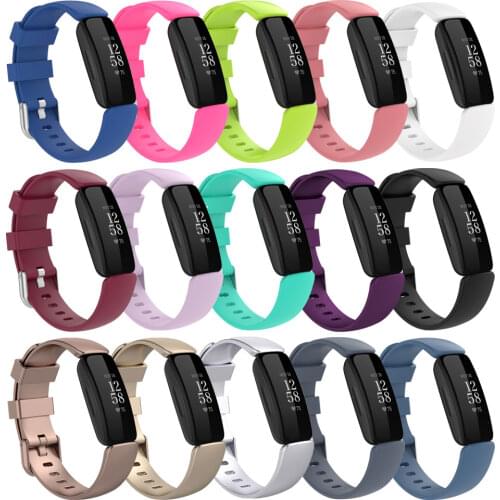 Sillicone Strap For Fitbit Inspire 2 Smart Watch Bracelet Waterproof Wrist Band For Fitbit Inspire 2 Accessory Small Large