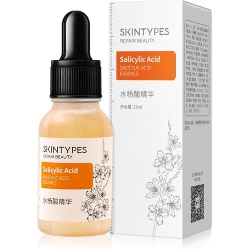 Face Serum Salicylic Acid Solution Exfoliation Shrinking Pores Brighten Skin Color Mild and non-irritating Face Serum