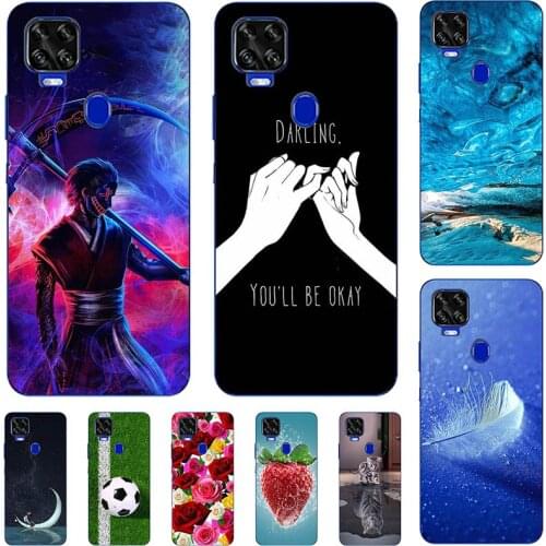 For ZTE Blade V2020 Vita ZTE AXON 11 SE 5G A2021 V 2020 Smart Case Cartoon Pattern Soft TPU Cover Coque Animal Flower Shell