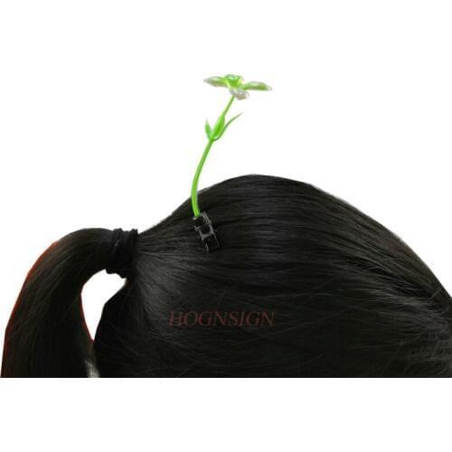 2 Flowers And Plants Hairpin Plant Display Cute Artifact Seedling Hairpin Head Long Grass Weird Cartoon Headdress Flower Sale