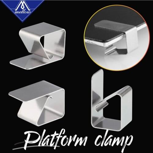 Mellow NF Platform Clamp 3D Printer Clips for Heatbeds Glass Bed PEI Spring Steel Sheet For DIY Ender 3 VORON BLV MGN Cube