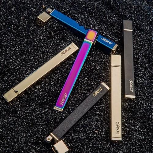 Zorro Slender Personality Creative Inflatable Mini Portable Men And Women Inflatable Lighters