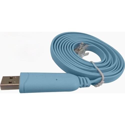 1.8M usb rs232 to rj45 console cable for Cisco H3C HP Arba Huawei Fortinet router ftdi usb console cable FTDI 744664241835 A7H5