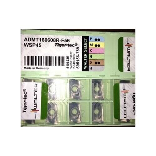 10PCS CARBIDE INSERT ADMT160608R-F56 WSP45S