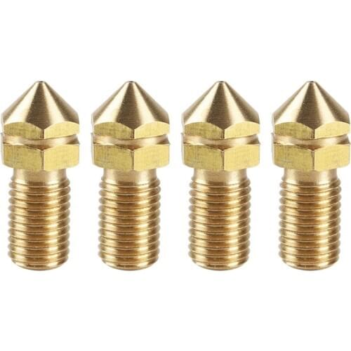 4Pcs 0.4mm Extruder Brass Nozzle Print Head for Ultimaker 3D Printer NK-Shopping