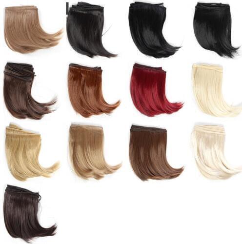 5PCS/LOT Hot sale Doll Accessories DIY BJD Wig Hair 10CM Synthetic Hair For Doll Wig