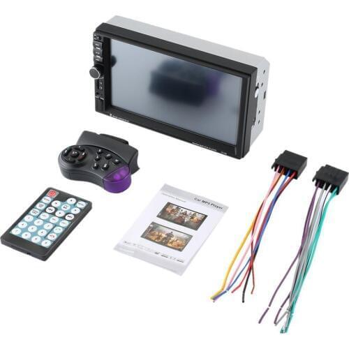 7 Inch Double 7018B 2 DIN Car FM Stereo Radio MP5 Player TouchScreen Multimedia player With Direction Control