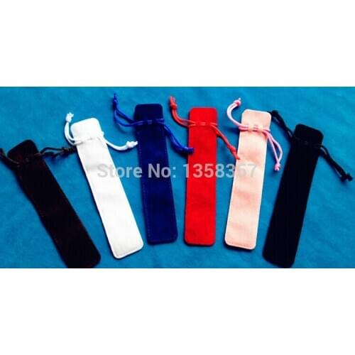 500pcs/lot CBRL velvet jewelry pouch velvet pouch pen pouch velvet recording pen pouch pencil soupspoon bag customize wholesale