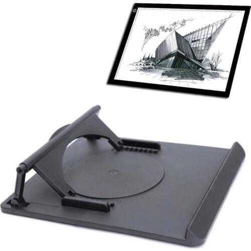 Black plastic Stander for A4 Led Light Pad Box Tablet Board Diamond Painting Particular Design Multi-angle Adjustment
