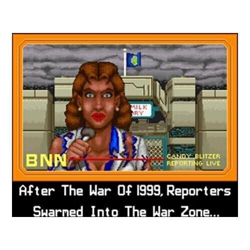 Total Carnage 16 bit Big Gray Game Card For NTSC Game Player Drop Shipping