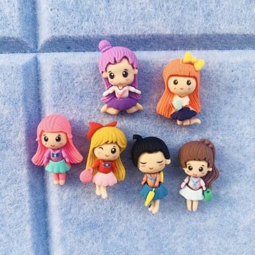 6pcs Cute Girls Shape Push Pins Creative Push Pin Thumbtacks Decoration Thumb Tack Kindergarten Photo Wall Nail Stylish Pushpin