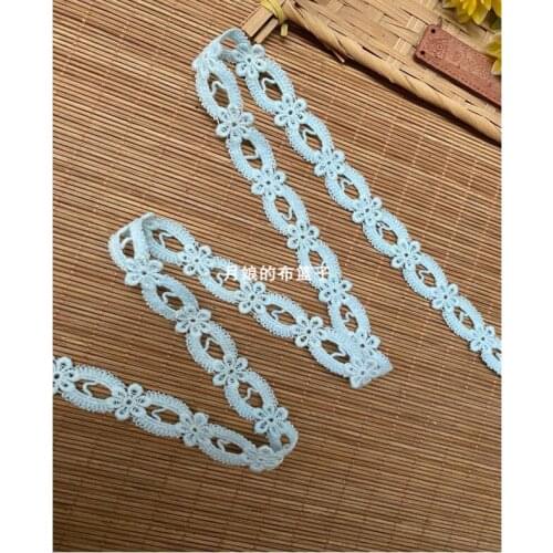 LvKong cotton lace embroidery, water soluble lace dress household product decoration DIY accessories 1.5 cm