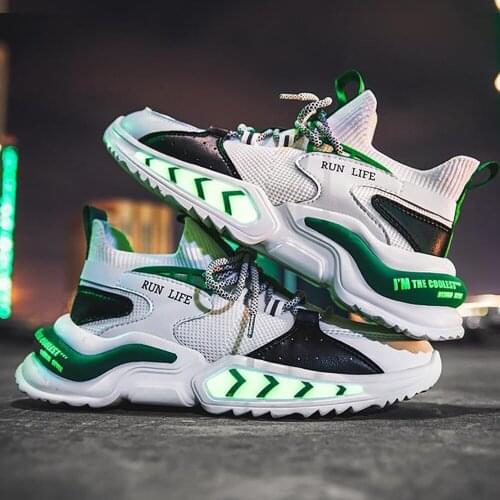 Mens Sports Shoes 2021 New Mens Shoes Flying Woven High Waist Breathable Tide Shoes Casual Shoes Mens Shoes Summer