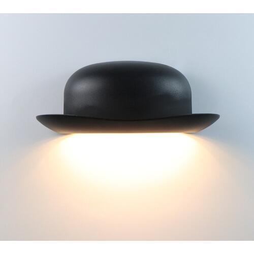 Nordic Straw Hat Wall Lamp LED Outdoor Waterproof Wall Lights for Home Decor Indoor Corridor Bedroom Wall Sconce Light Fixtures