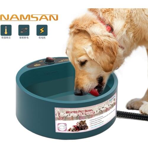 New Pet Supplies Heating Bowl Cat And Dog Food Tray Automatic Constant Temperature And Heat Preservation Water Bowl