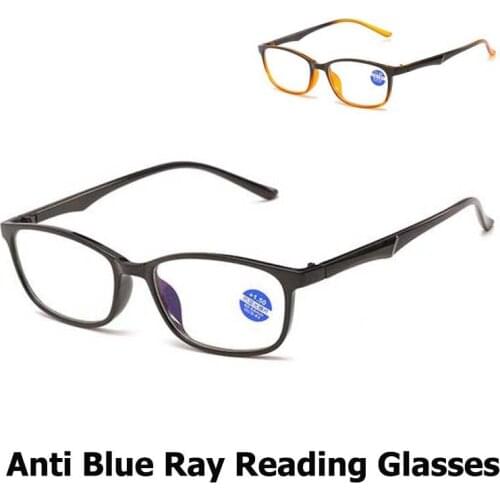 Anti Blue Ray Reading Glasses Blue Light Protection Hyperopia Eyeglasses Unisex Presbyopia Glasses Diopter +1.0 +1.5 +2.0 +2.5