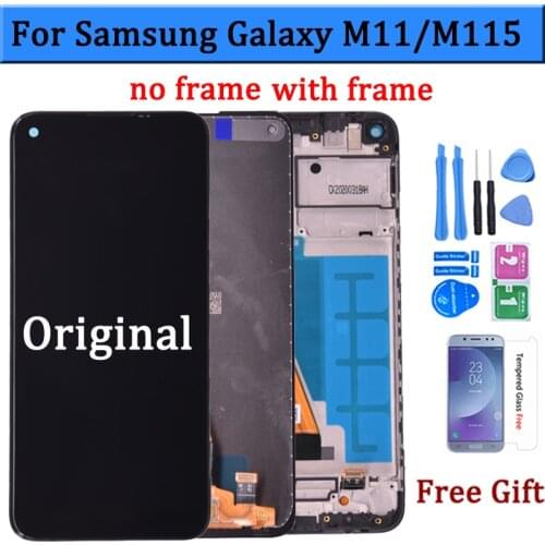 Screen For Samsung Galaxy M11 M115 LCD Touch Screen Digitizer Replacement Accessory For M115F, SM-M115F/DSN Display Repairment