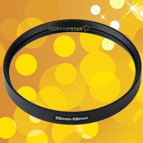 58-58 58mm-58mm Double Female Female to Female Coupling Speed Ring Adapter Adaptor For Lens CPL ND UV Star Filter