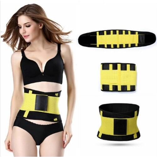 Men Women Gym Body Shaper Exercise Shapewear Sweat Belt Waist Cincher Trainer Trimmer Cummerbunds Belted Belts New Hot 2019