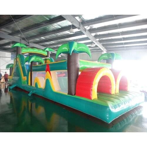 Outdoor Giant Durable inflatable obstacle course bounce house for sale