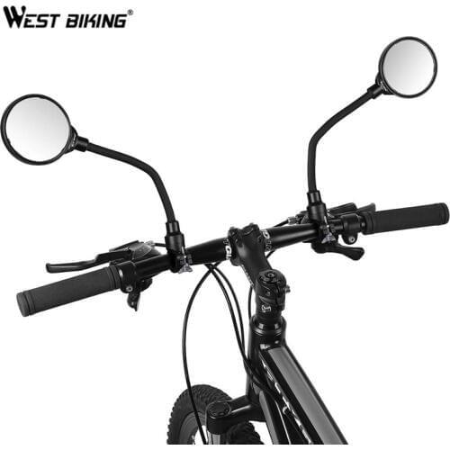 Bicycle Mirror Mountain Road Bike Rearview Handlebar Mirrors wide angle Adjustable Cycling Left right Rear View Bike Accessories