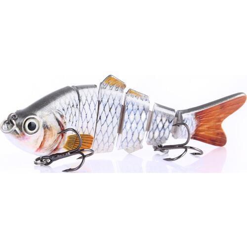 1PCS 10cm Multi Jointed Fishing Lure 18.5g 6 Segments Sinking Fish Swimbait Artificial Fishing bait Wobblers Pesca Crankbaits