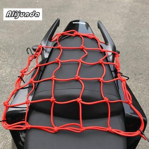 30 * 30cm Motorcycle Installation Intimate Accessories Fuel Tank Cleaner Large Helmet Net Decorative Mesh Tail Net Suitcase Bag