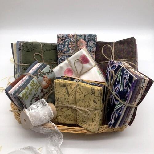 23CM*33CM/6 pieces matte flannelette cotton cartoon quilt combination handmade DIY baby cloth