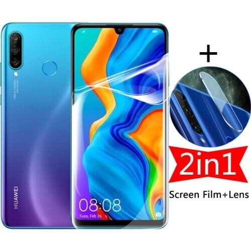 Hydrogel Film For Huawei P30 Pro P40 P20 Lite Mate 20 P Smart Z 2019 Screen Protector For Honor 10 9X 10i 30 S +Camera Lens