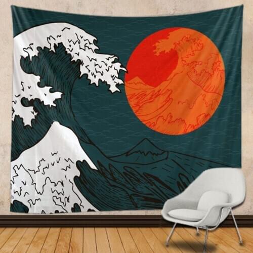 Carpet Tapestry Blanket Throw Wall-Hanging Japanese-Style-Pattern Home-Deco