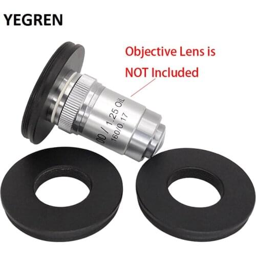 M42 to RMS Adapter Ring Microscope Objective RMS Thread to M42 Interface for Micro Macro Photography M42x0.75 to Objective Lens