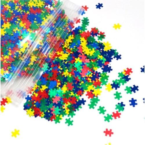 200G NEON Glitter Sequins MOUSE-HEAD Plastic Manicure Flakes MilkTEA/Ribbon/Maple/Hollow*Star/PUZZLE Rainbow Neonglitter =PD103