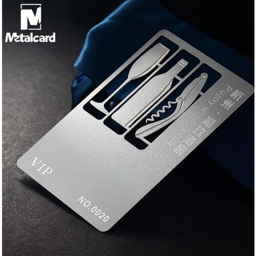 Hollow metal business card stainless steel business card custom stainless steel business card