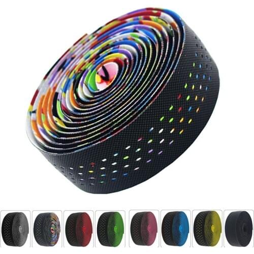 Road Bike Straps Breathable Sweat-absorbent High Quality Shockproof Shockproof EVA PU Handlebar