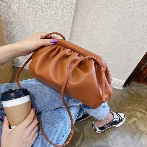 Spaghetti Shoulder Bag Womens Messenger Bag Cloud Casual Female Small Crossbody Bag And Purses