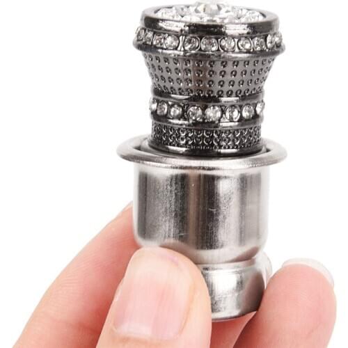 Universal Car Power Plug Socket Output Automatic Cigarette Lighter Ignition Diamond Car Styling
