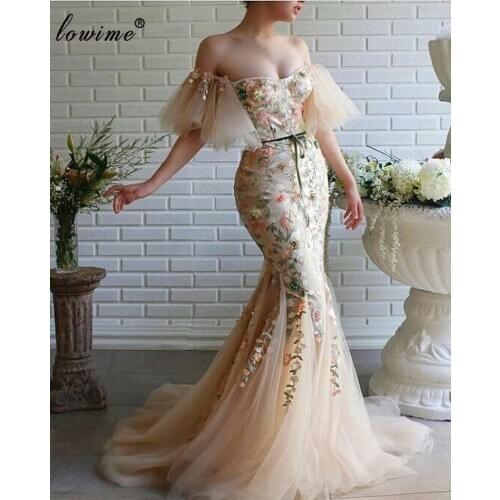 Robe De Soiree Flowers Evening Dresses With Sashes Strapless Elegant Evening Gowns Women Celebrity Dresses Party Gowns Vestidos